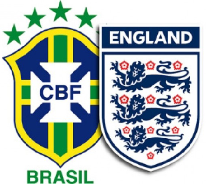 Бразилия и Англия футбол 14 ноября